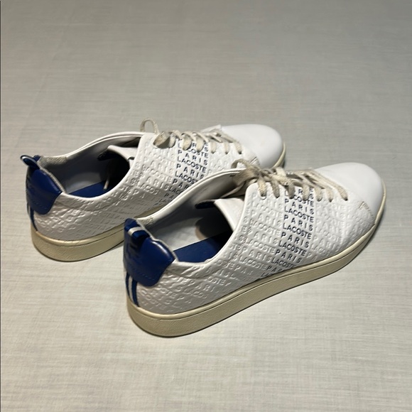 Lacoste White Sneakers with Perforated Leather and Minimalist Design - Picture 6 of 8